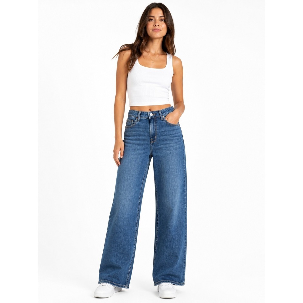 Old Navy High Rise Wow Wide Leg Jeans Size 4
